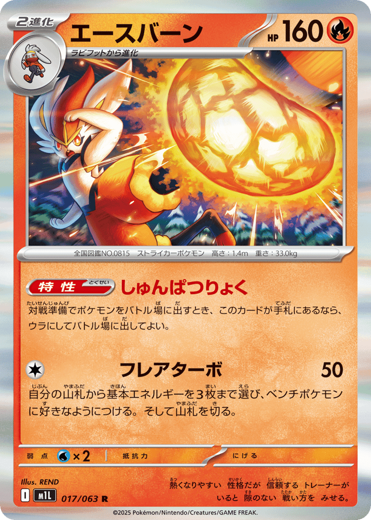 Cinderace 17 — Mega Brave