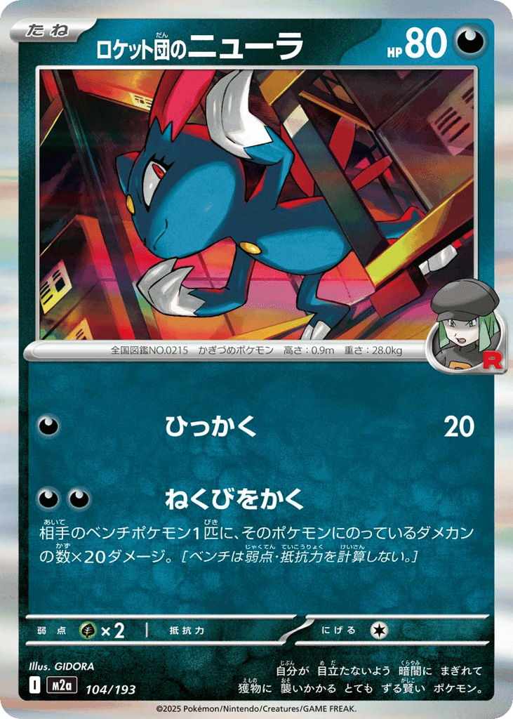 Team Rocket's Sneasel 104