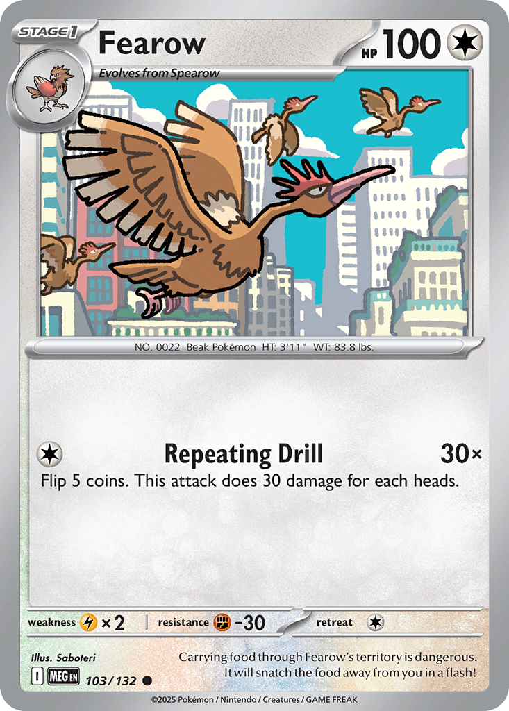 Fearow 103 — Mega Evolution