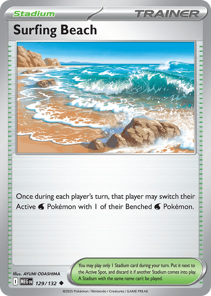 Surfing Beach 129 — Mega Evolution