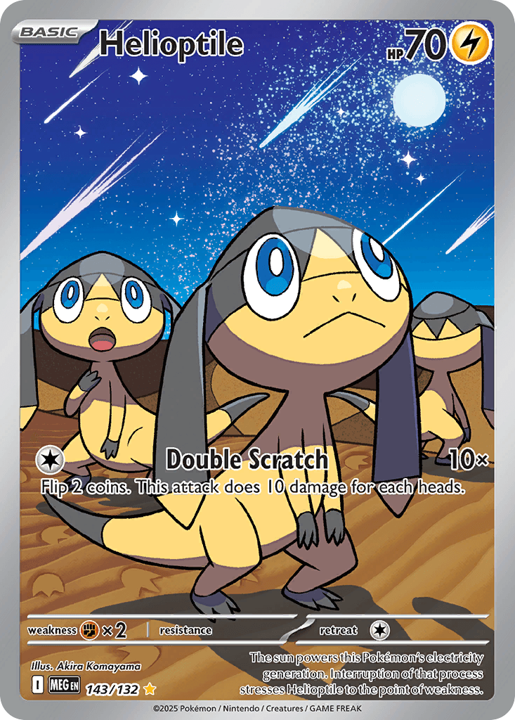 Helioptile 143 — Mega Evolution