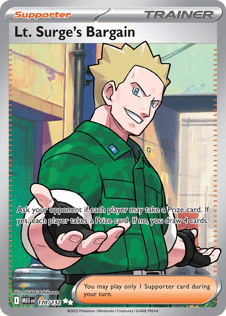 Lt. Surge's Bargain 170 — Mega Evolution