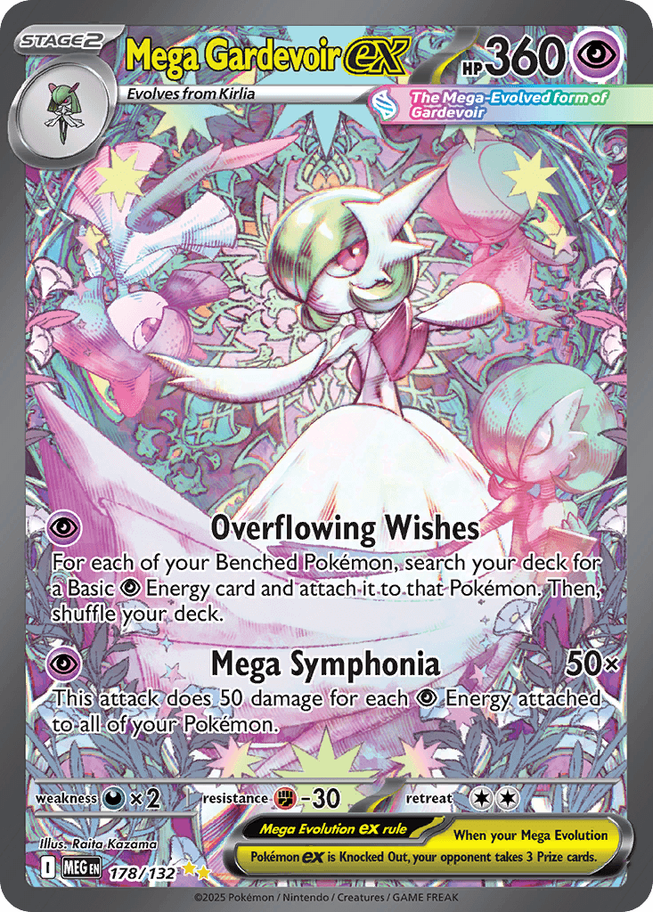 Mega Gardevoir ex 178 — Mega Evolution