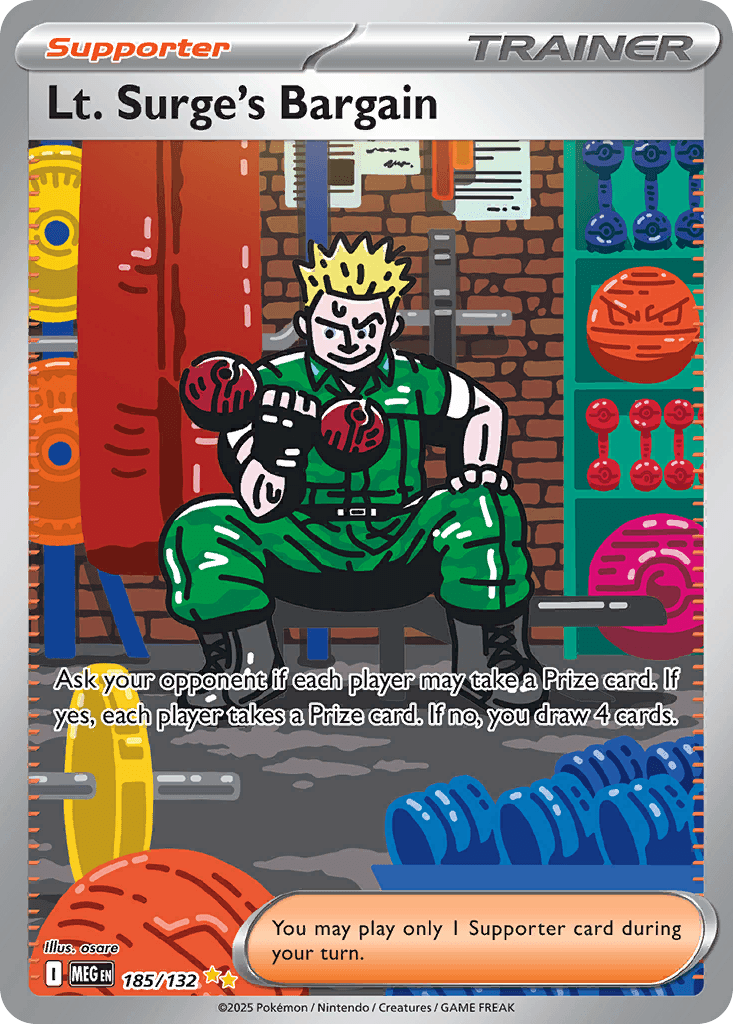 Lt. Surge's Bargain 185 — Mega Evolution