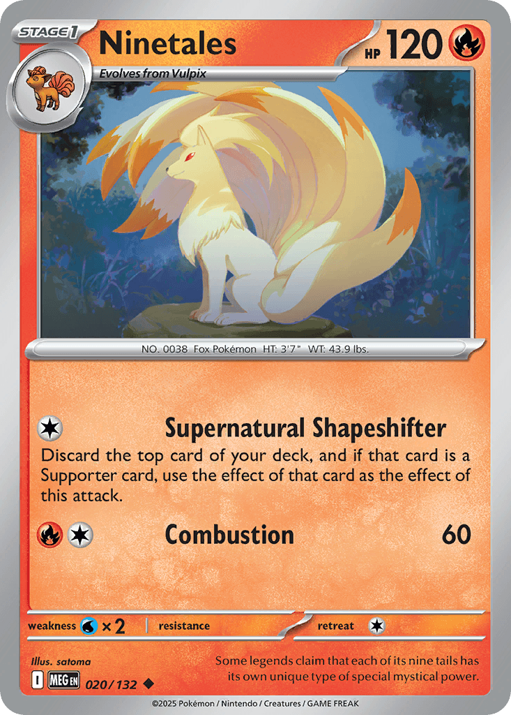 Ninetales 20 — Mega Evolution