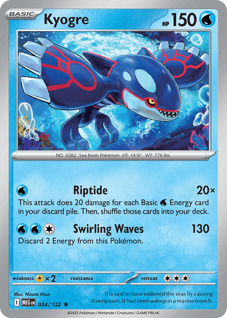 Kyogre 34 — Mega Evolution