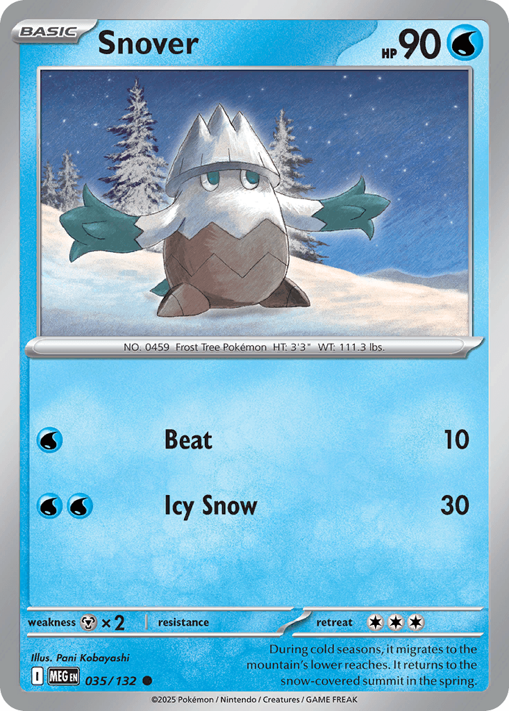 Snover 35 — Mega Evolution