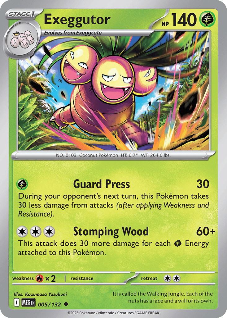 Exeggutor 5 — Mega Evolution