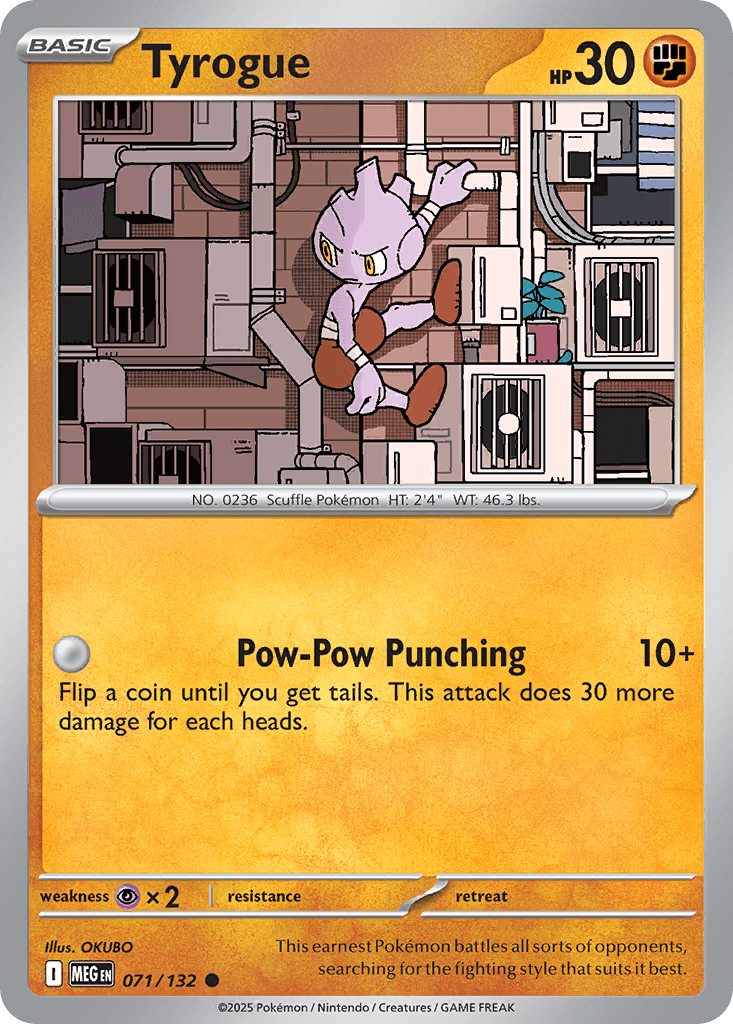 Tyrogue 71 — Mega Evolution