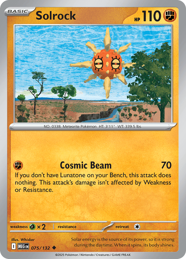 Solrock 75 — Mega Evolution