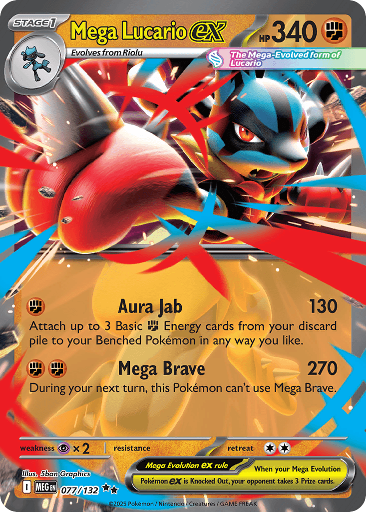 Mega Lucario ex 77