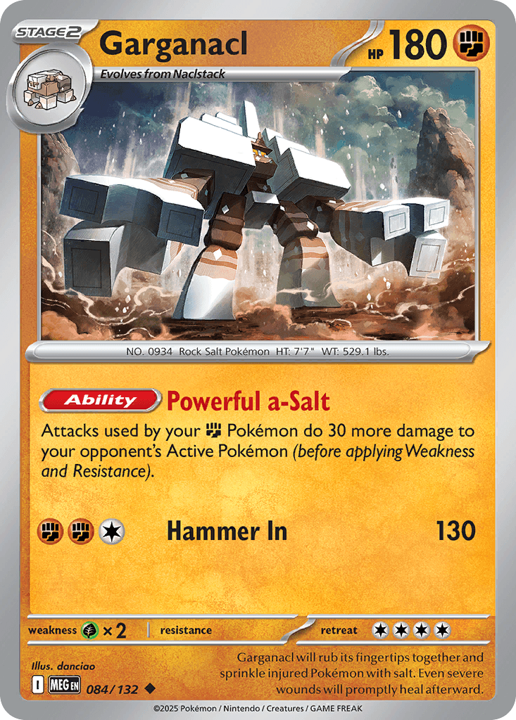 Garganacl 84 — Mega Evolution