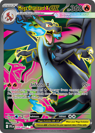 Mega Charizard X ex 109