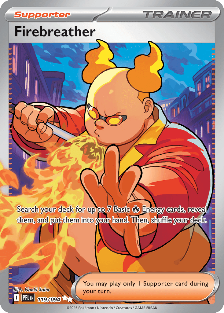 Firebreather 119 — Mega Evolution: Phantasmal Flames