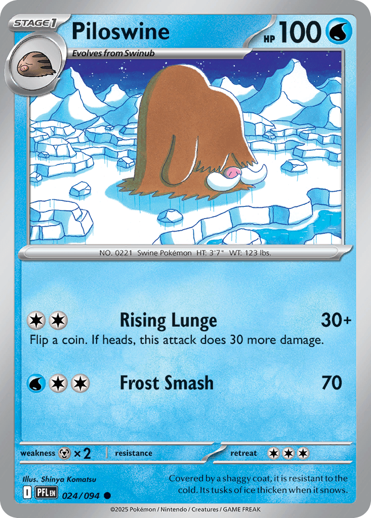 Piloswine 24 — Phantasmal Flames