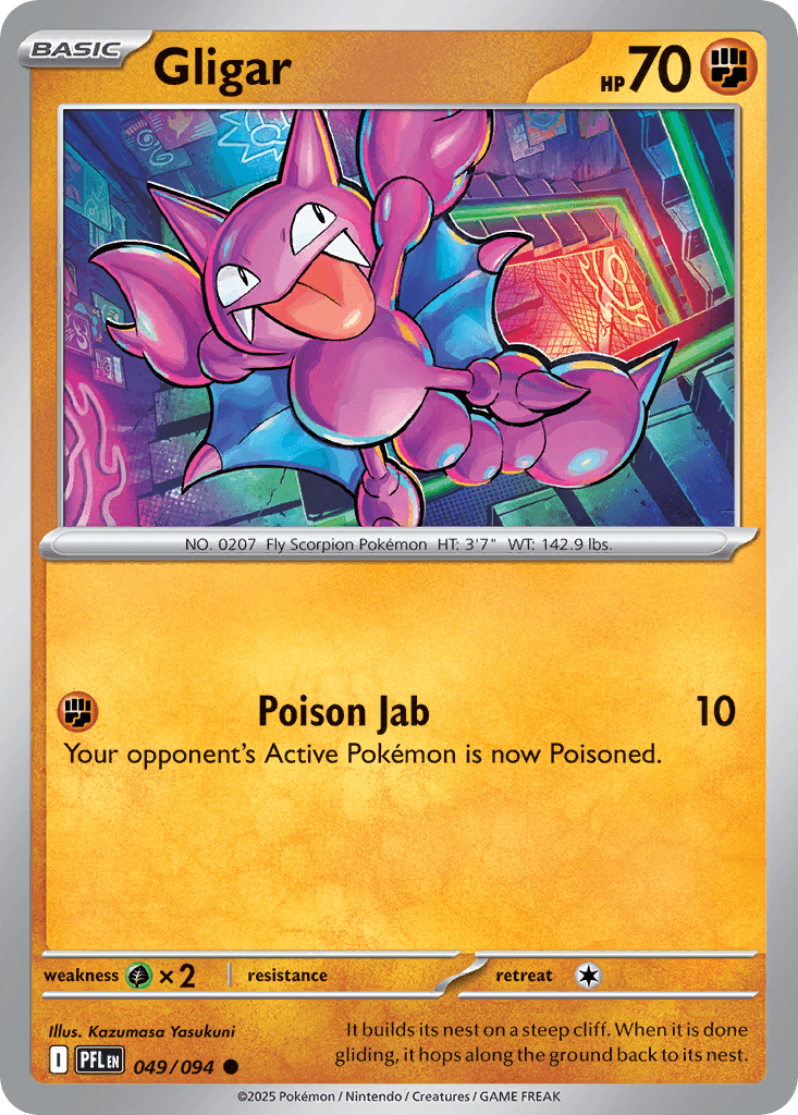 Gligar 49 — Mega Evolution: Phantasmal Flames