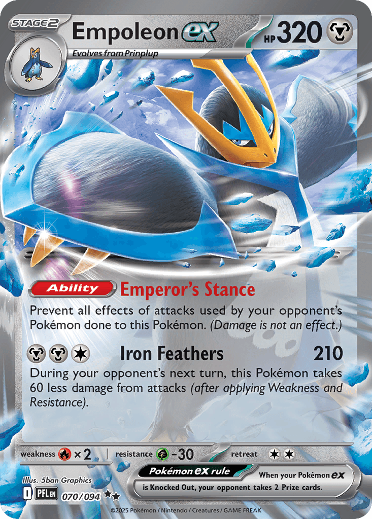 Empoleon ex 70 — Phantasmal Flames