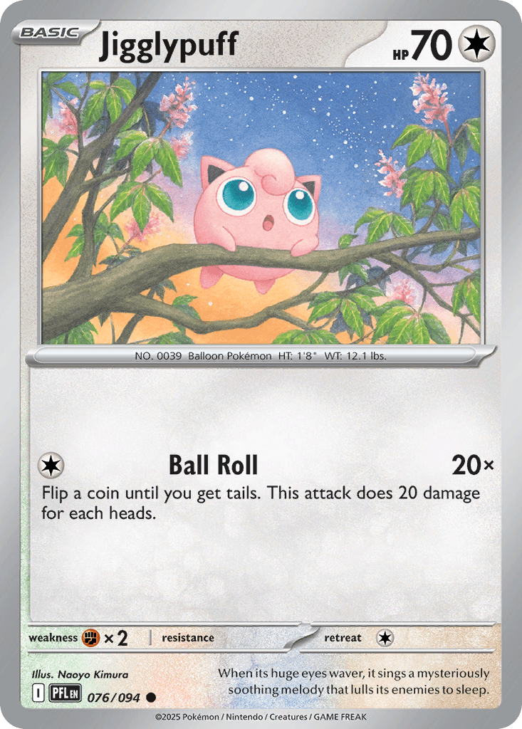 Jigglypuff 76 — Mega Evolution: Phantasmal Flames