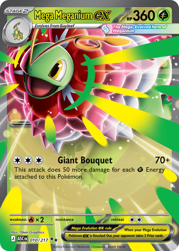 Mega Meganium ex 10 — Ascended Heroes