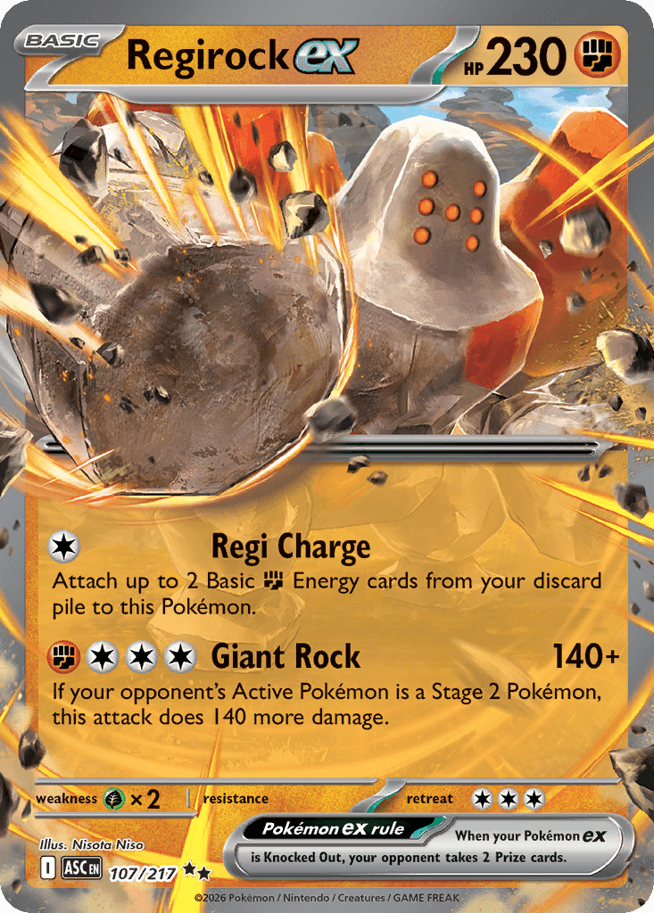 Regirock ex 107