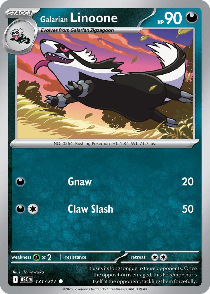 Galarian Linoone 131