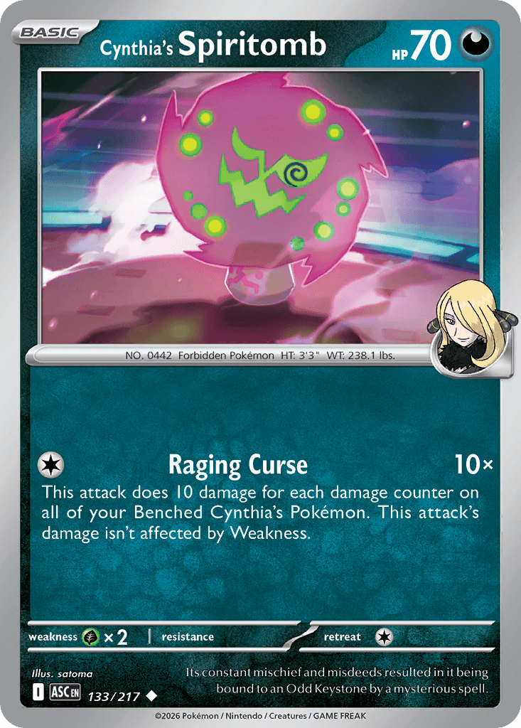 Cynthia's Spiritomb 133