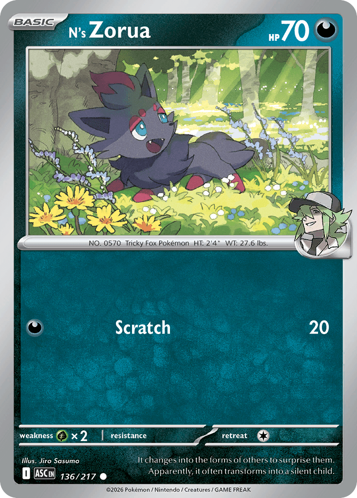 N's Zorua 136