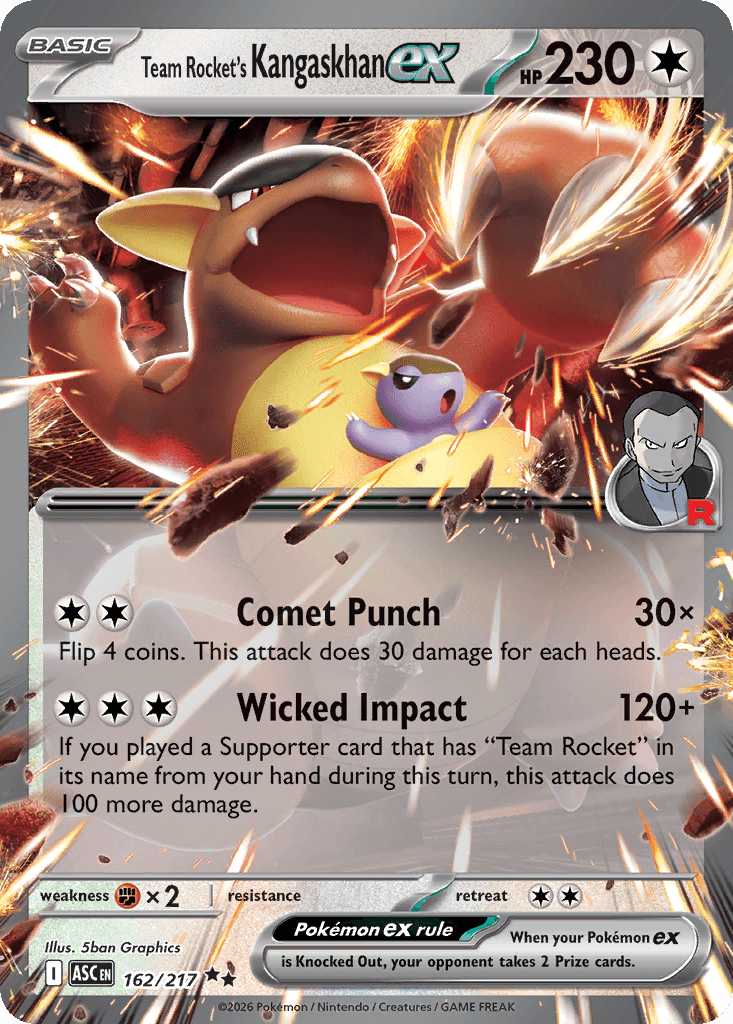 Team Rocket's Kangaskhan ex 162