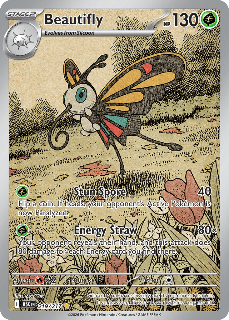 Beautifly 219 — Ascended Heroes