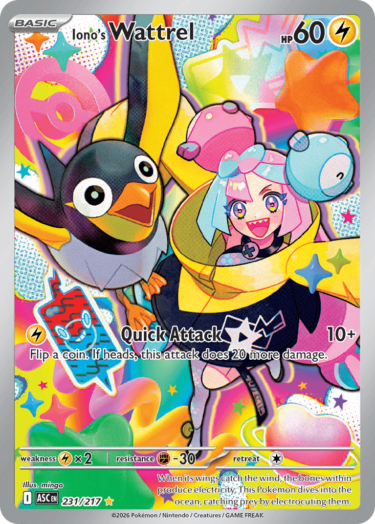 Iono's Wattrel 231 — Ascended Heroes