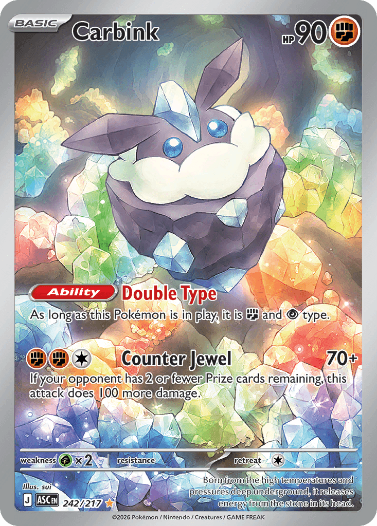 Carbink 242 — Ascended Heroes