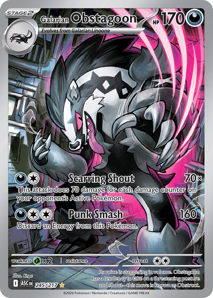 Galarian Obstagoon 245 — Ascended Heroes
