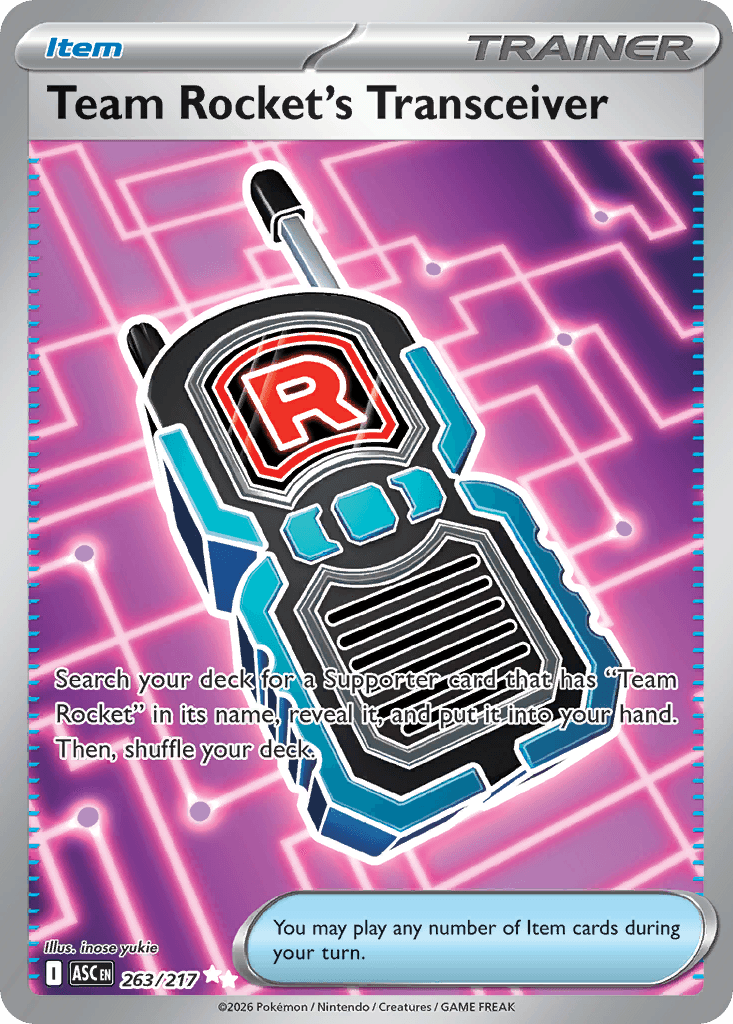 Team Rocket's Transceiver 263 — Ascended Heroes