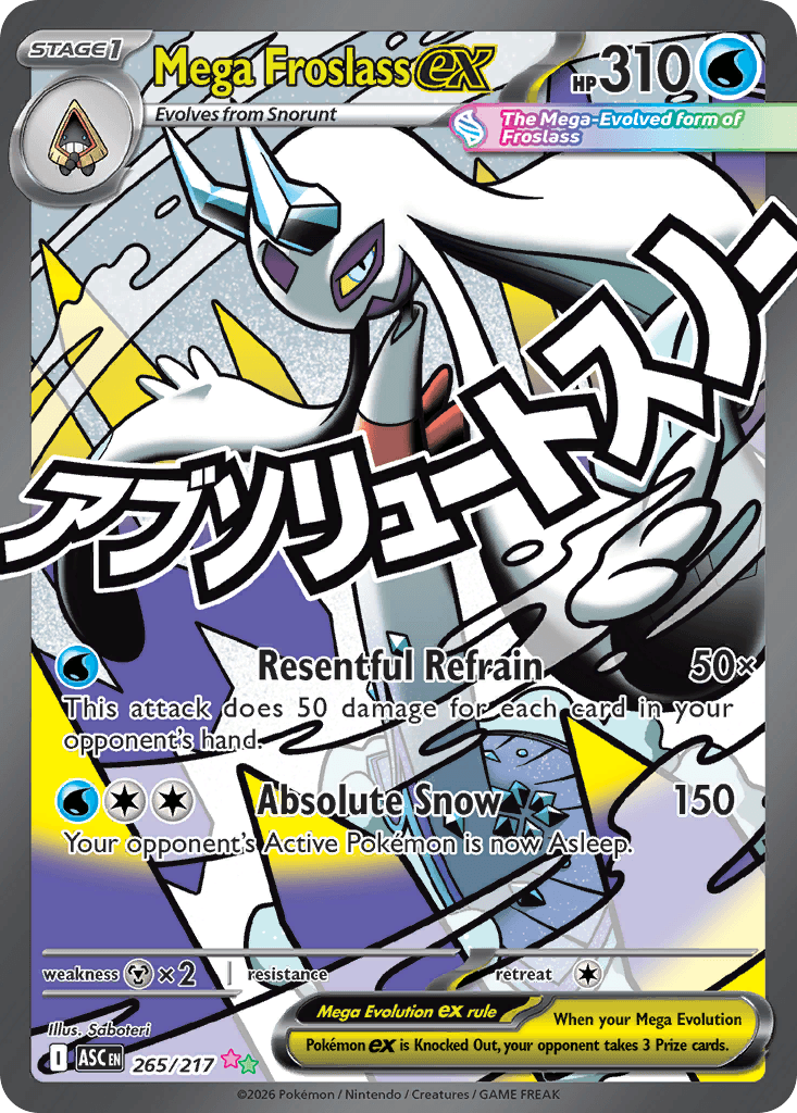 Mega Froslass ex 265 — Ascended Heroes