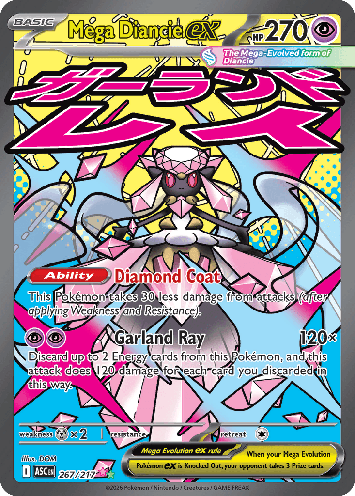 Mega Diancie ex 267 — Ascended Heroes