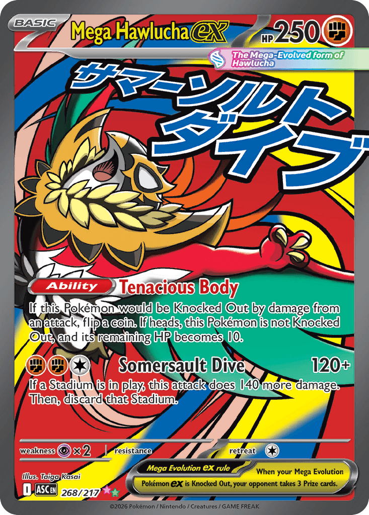 Mega Hawlucha ex 268 — Ascended Heroes