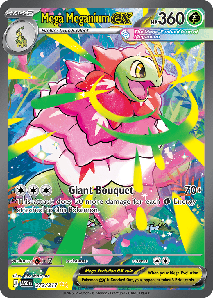 Mega Meganium ex 272 — Ascended Heroes