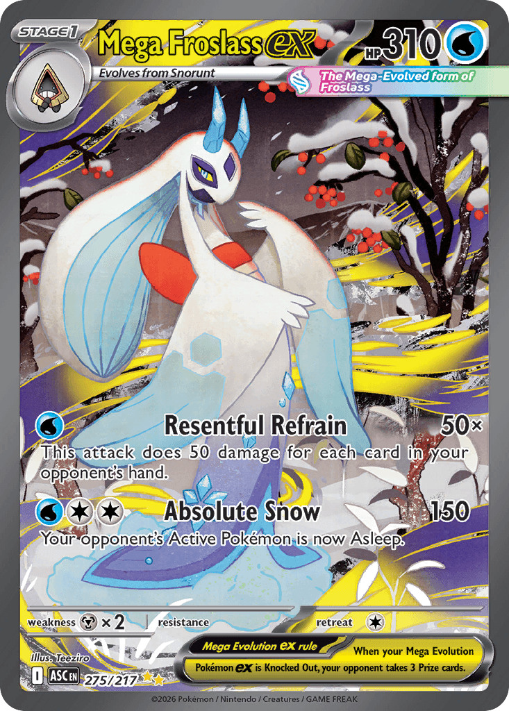 Mega Froslass ex 275 — Ascended Heroes