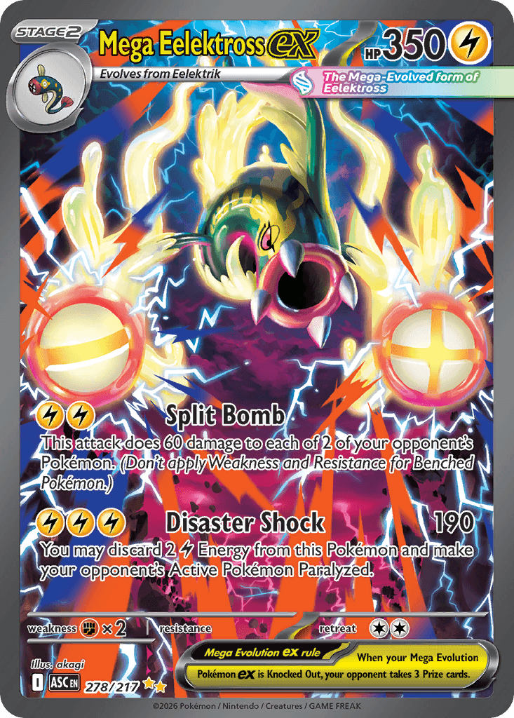 Mega Eelektross ex 278 — Ascended Heroes