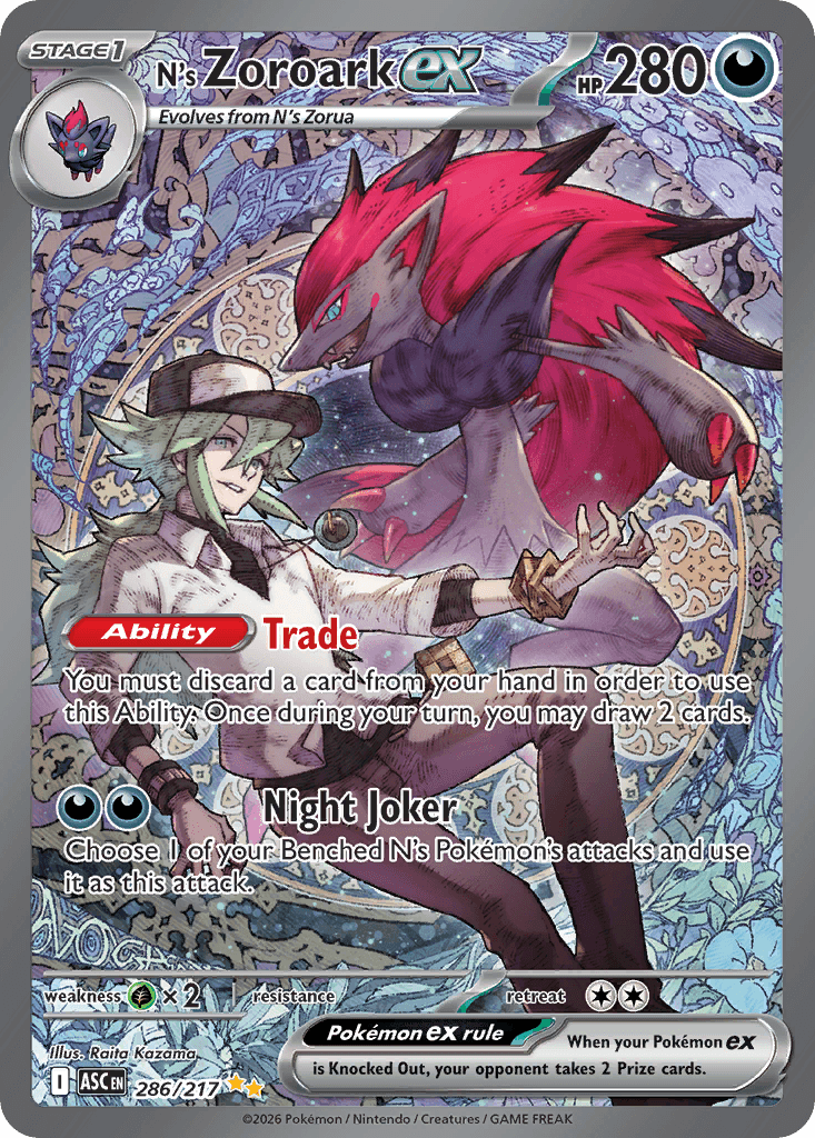 N's Zoroark ex 286 — Ascended Heroes