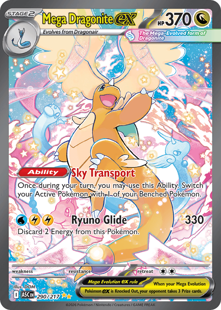 Mega Dragonite ex 290 — Ascended Heroes