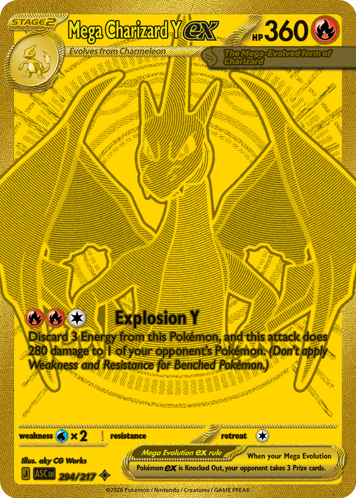 Mega Charizard Y ex 294 — Ascended Heroes