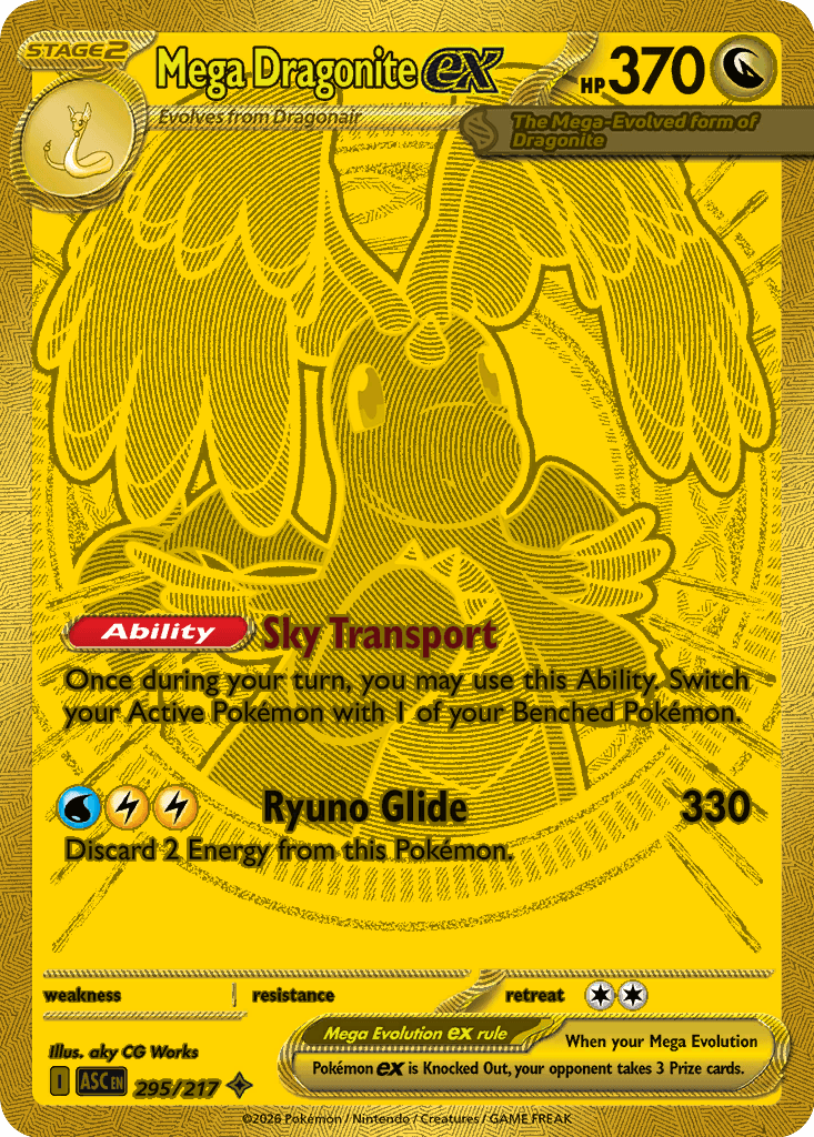 Mega Dragonite ex 295 — Ascended Heroes