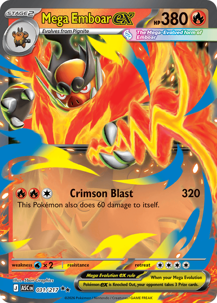 Mega Emboar ex 31