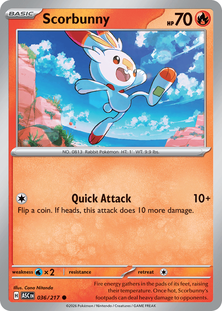Scorbunny 36 — Ascended Heroes