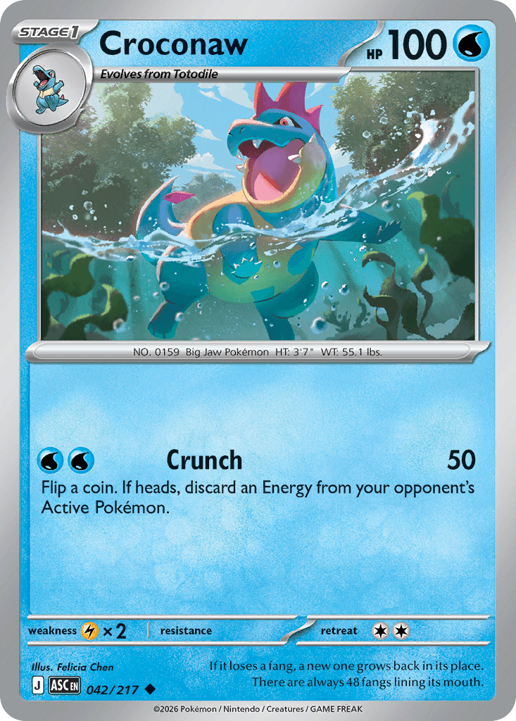 Croconaw 42 — Ascended Heroes