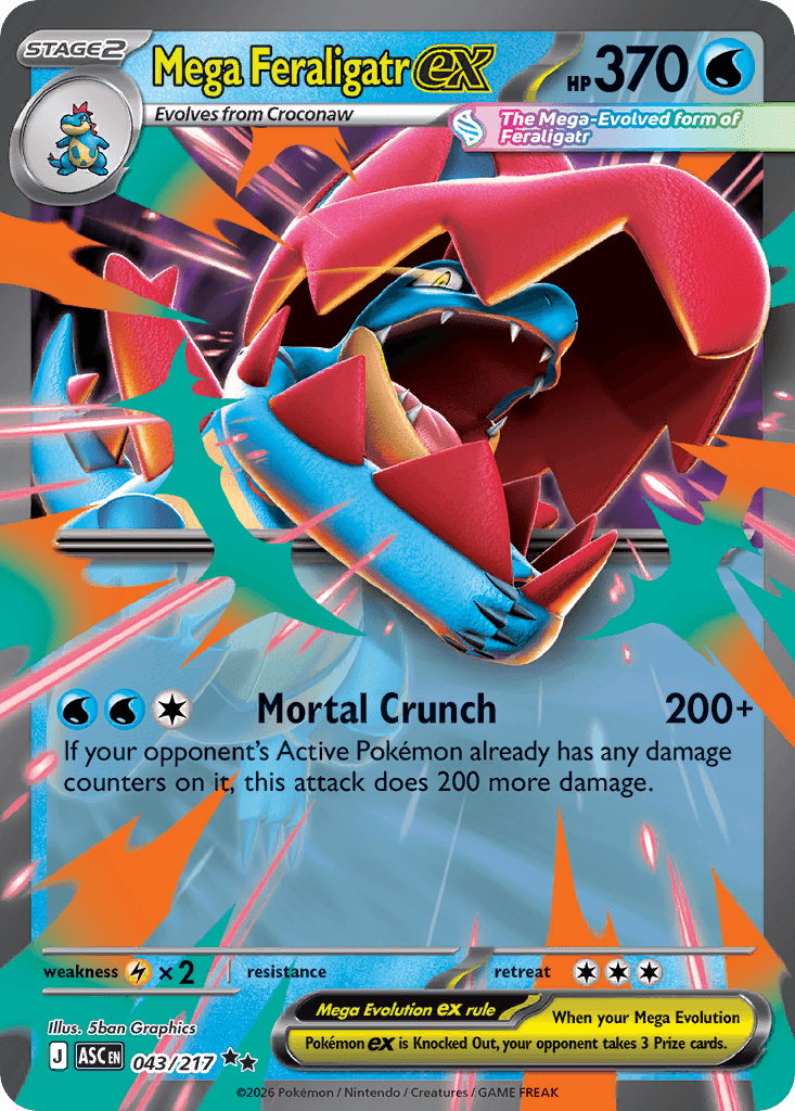 Mega Feraligatr ex 43