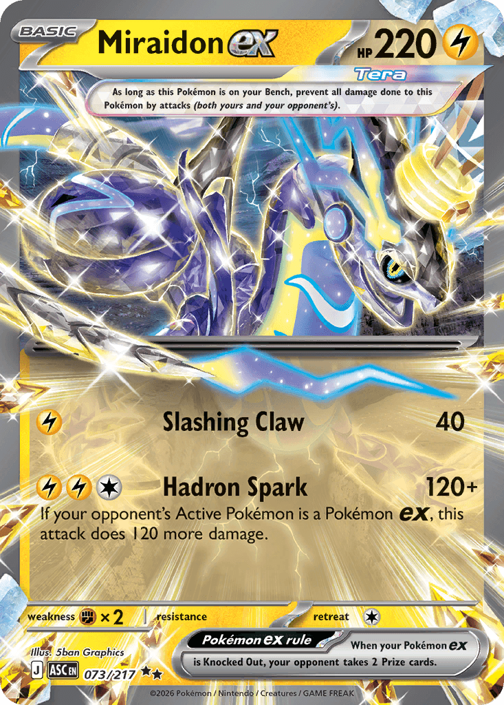 Miraidon ex 73 — Ascended Heroes