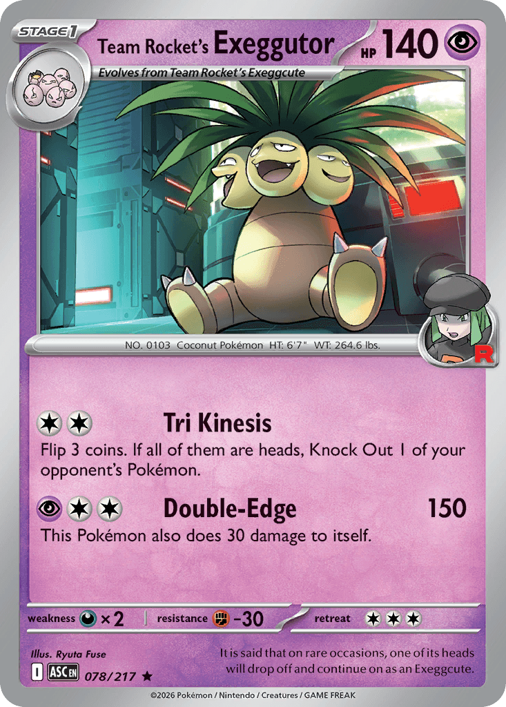 Team Rocket's Exeggutor 78