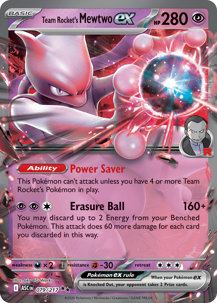 Team Rocket's Mewtwo ex 79 — Ascended Heroes